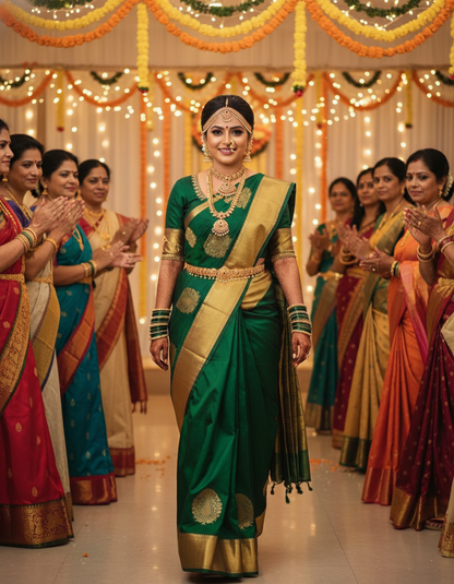 Pure Kanchipattu Handloom Saree -  BBS309