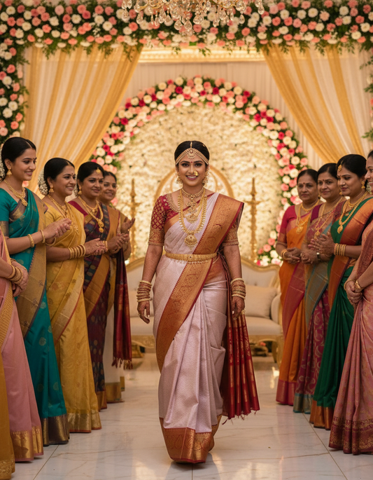 Kanchipattu Saree/Wedding Saree - BBS057