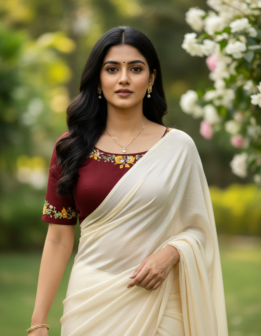 Embroidery work Blouse - BBS521A