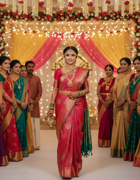 Kanchipattu Saree/Wedding Saree - BBS059