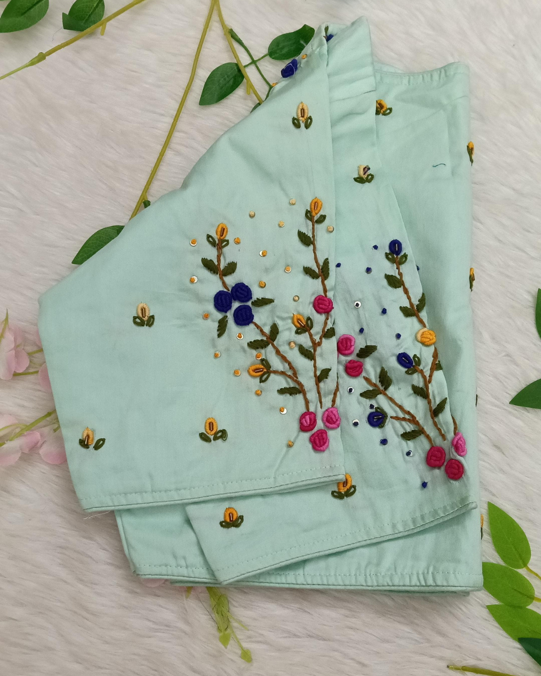 Embroidery work Blouse - BBS523B