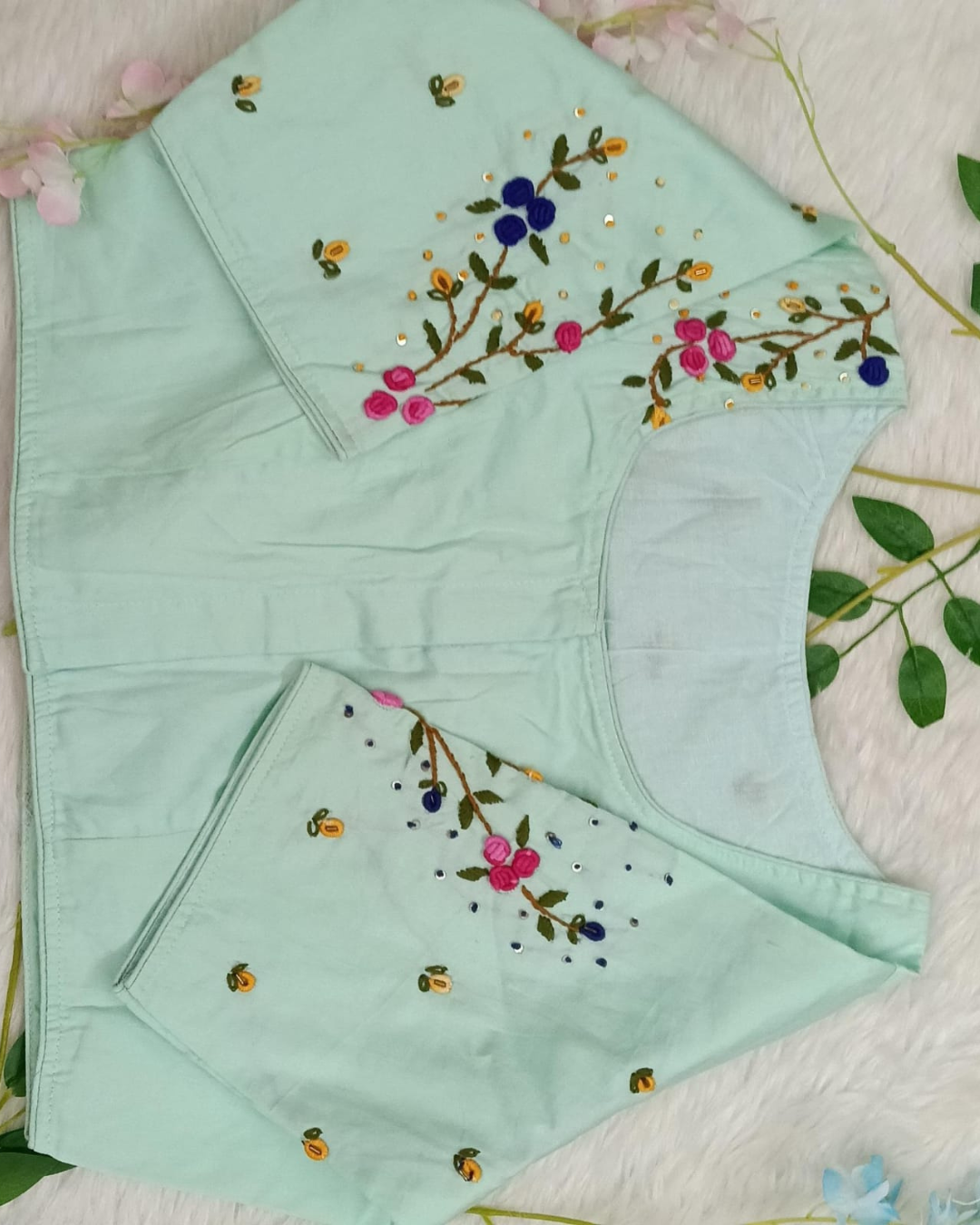 Embroidery work Blouse - BBS523B