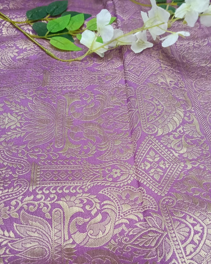 Banarasi Crape Silk saree with Jalli Design - BBS078