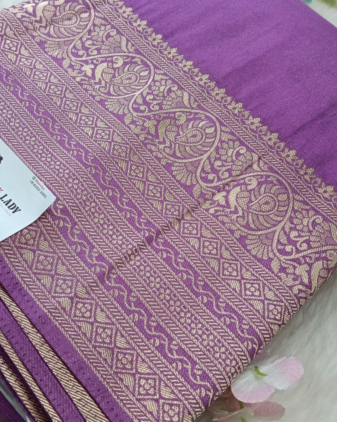 Banarasi Crape Silk saree with Jalli Design - BBS078