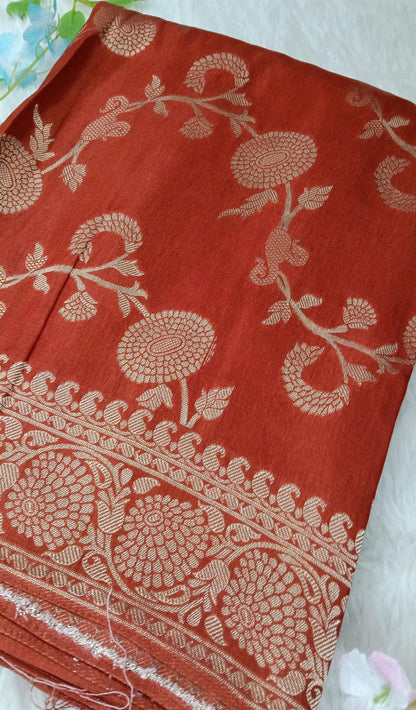 Banarasi Georgette Saree with Jaali Design - BBS104