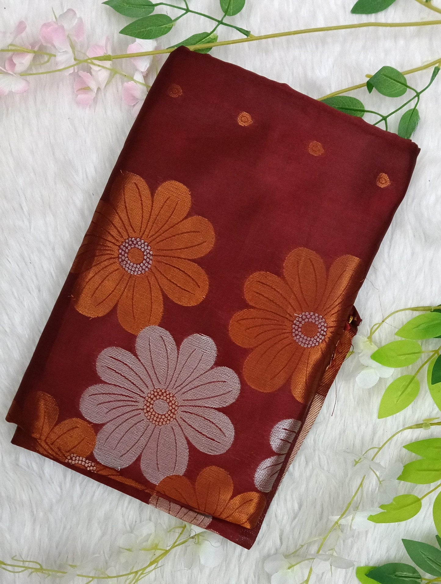 Banarasi soft Silk Saree with Weaving - BBS124G