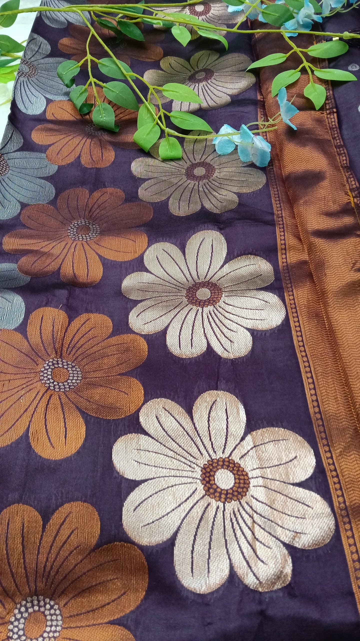 Banarasi soft Silk Saree with Weaving - BBS124C