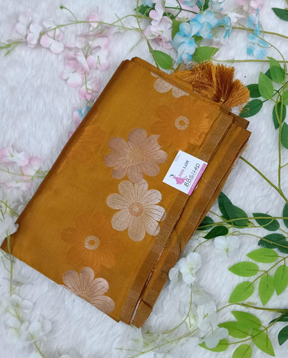 Banarasi soft Silk Saree with Weaving - BBS124D
