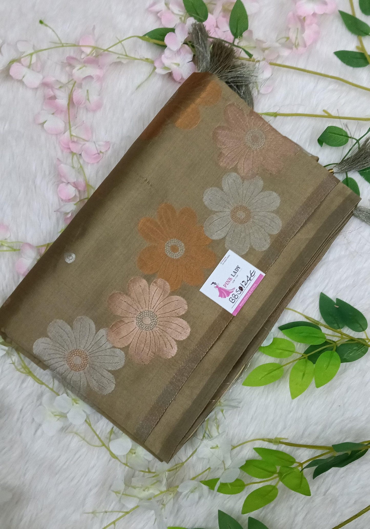 Banarasi soft Silk Saree with Weaving - BBS124E