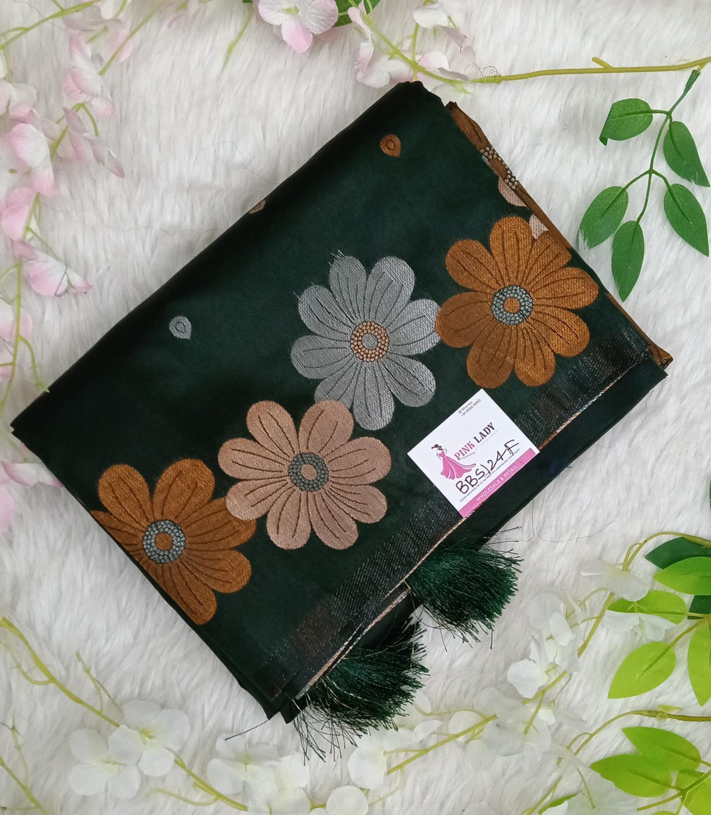 Banarasi soft Silk Saree with Weaving - BBS124F