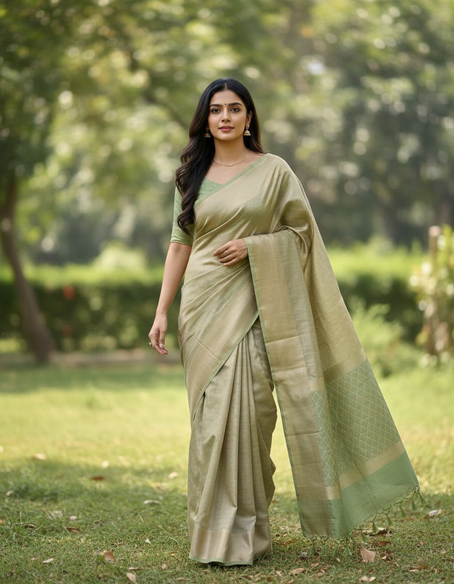 Kota Saree with Zari Lines - BBS128B
