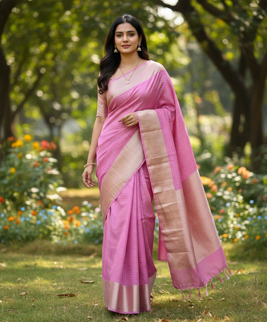Kota Saree with Zari Lines - BBS128C
