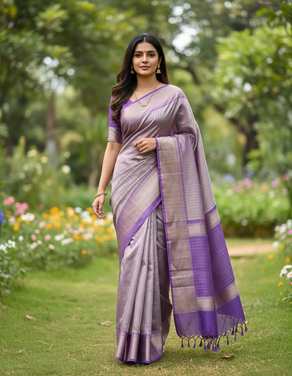 Kota Saree with Zari Lines - BBS128D