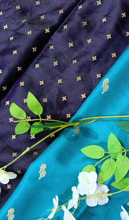 Chiniya Pattu Saree with small Weaving buta - BBS131B