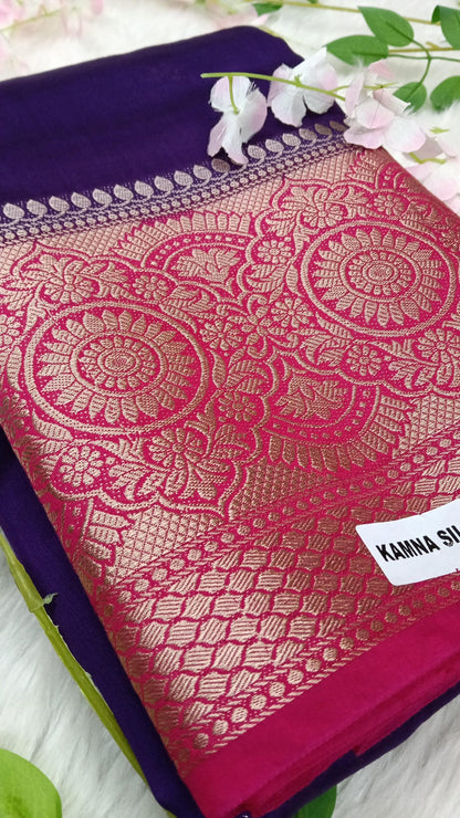 Chiniya Pattu saree with small Buta - BBS133A