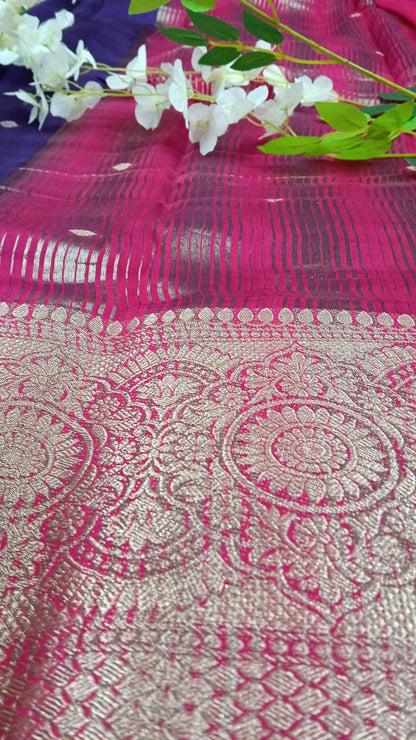 Chiniya Pattu saree with small Buta - BBS133A