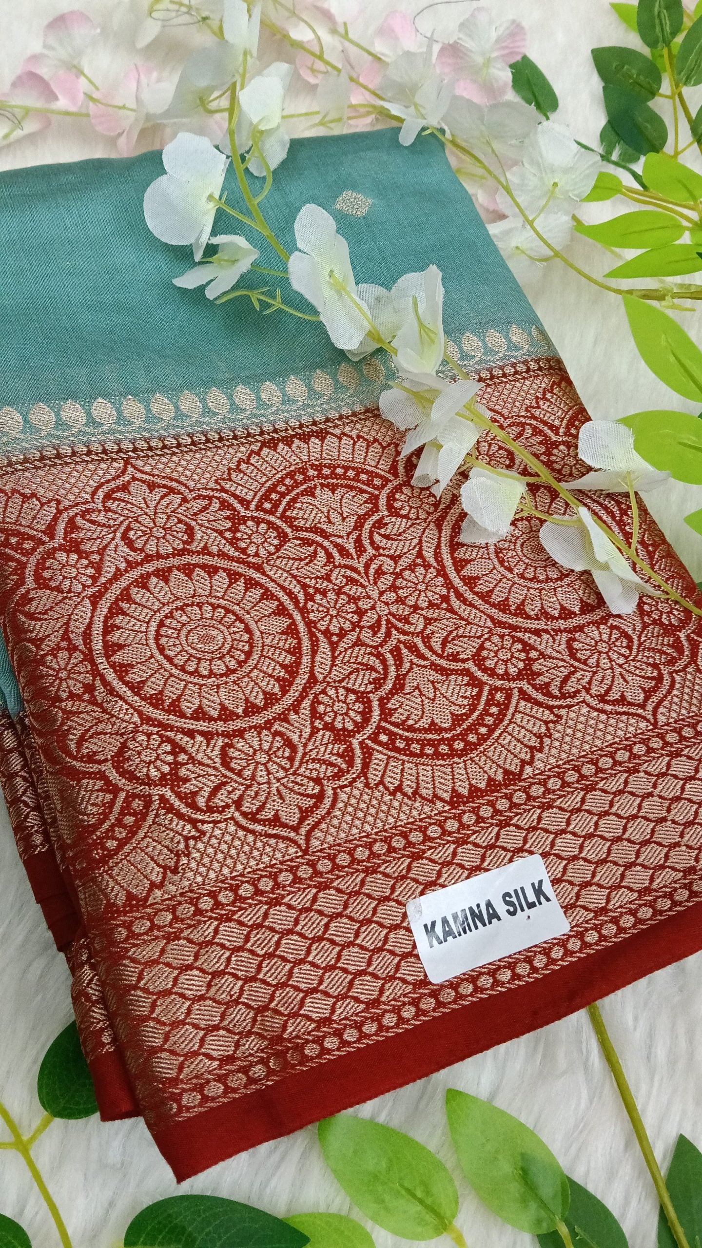 Chiniya Pattu saree with small Buta - BBS133C