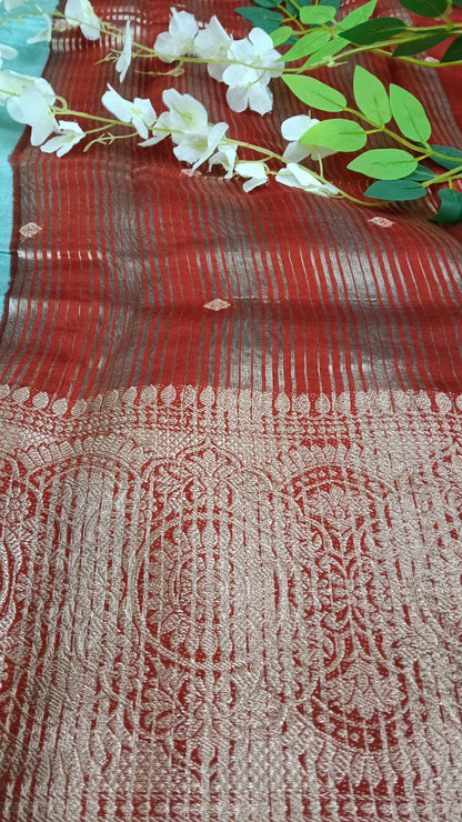 Chiniya Pattu saree with small Buta - BBS133C