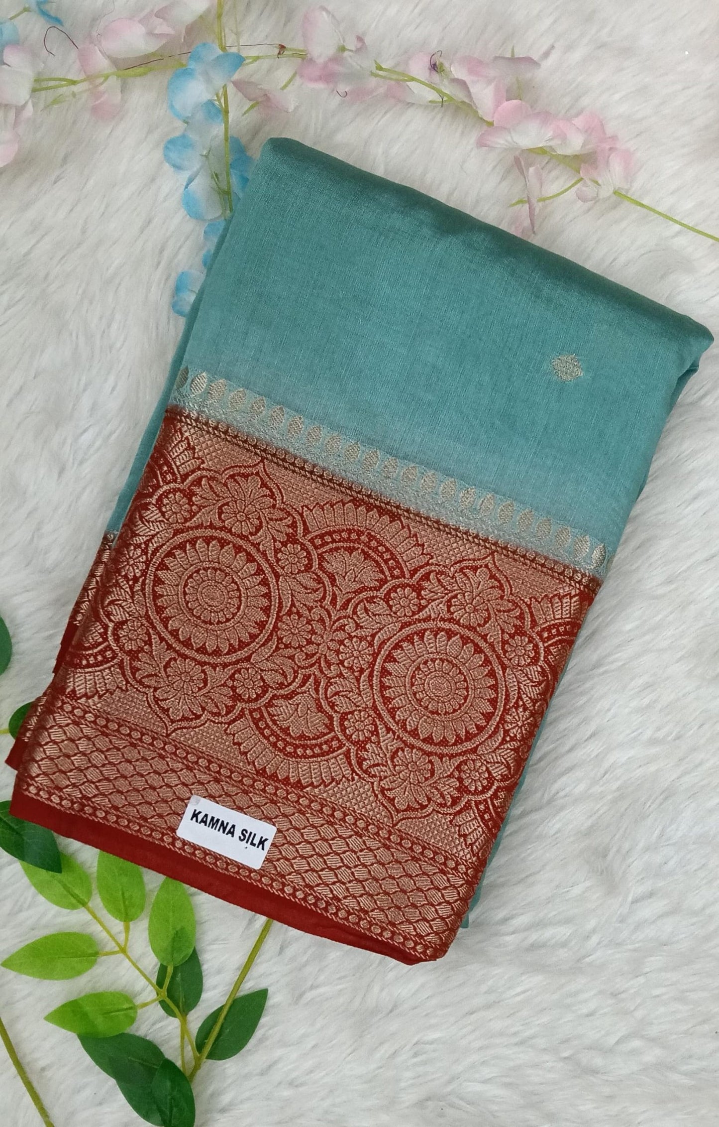 Chiniya Pattu saree with small Buta - BBS133C