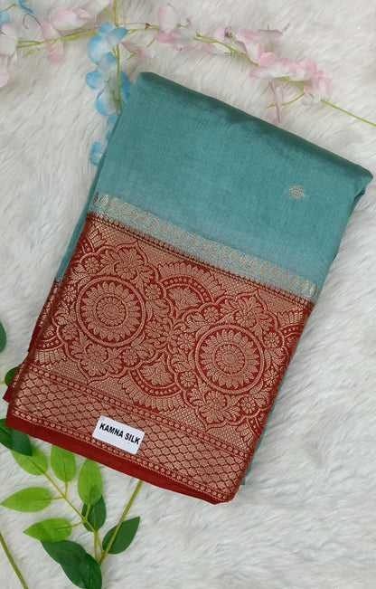 Chiniya Pattu saree with small Buta - BBS133C