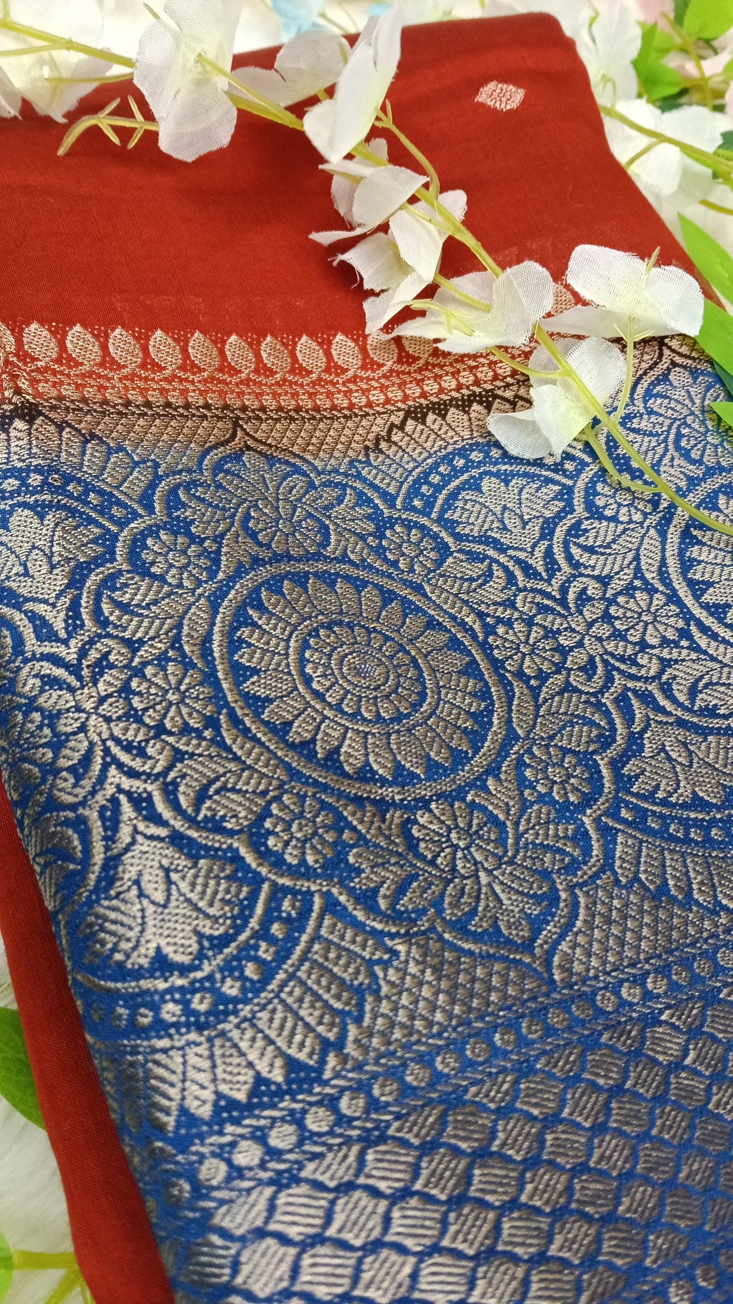 Chiniya Pattu saree with small Buta - BBS133D