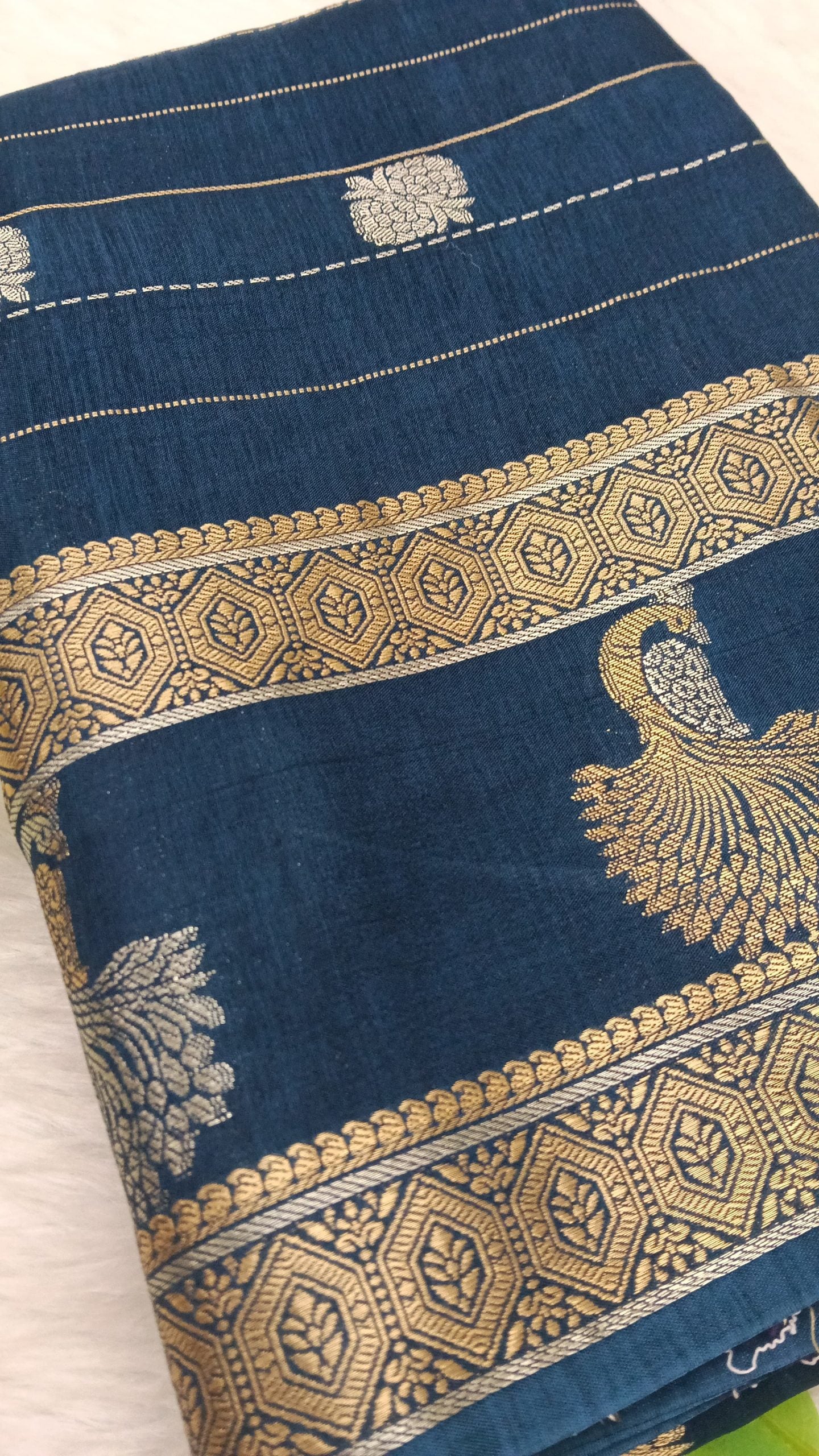 Banarasi Chiffon Georgette saree with small Buta - BBS134B