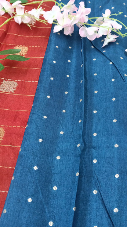 Banarasi Chiffon Georgette saree with small Buta - BBS134C