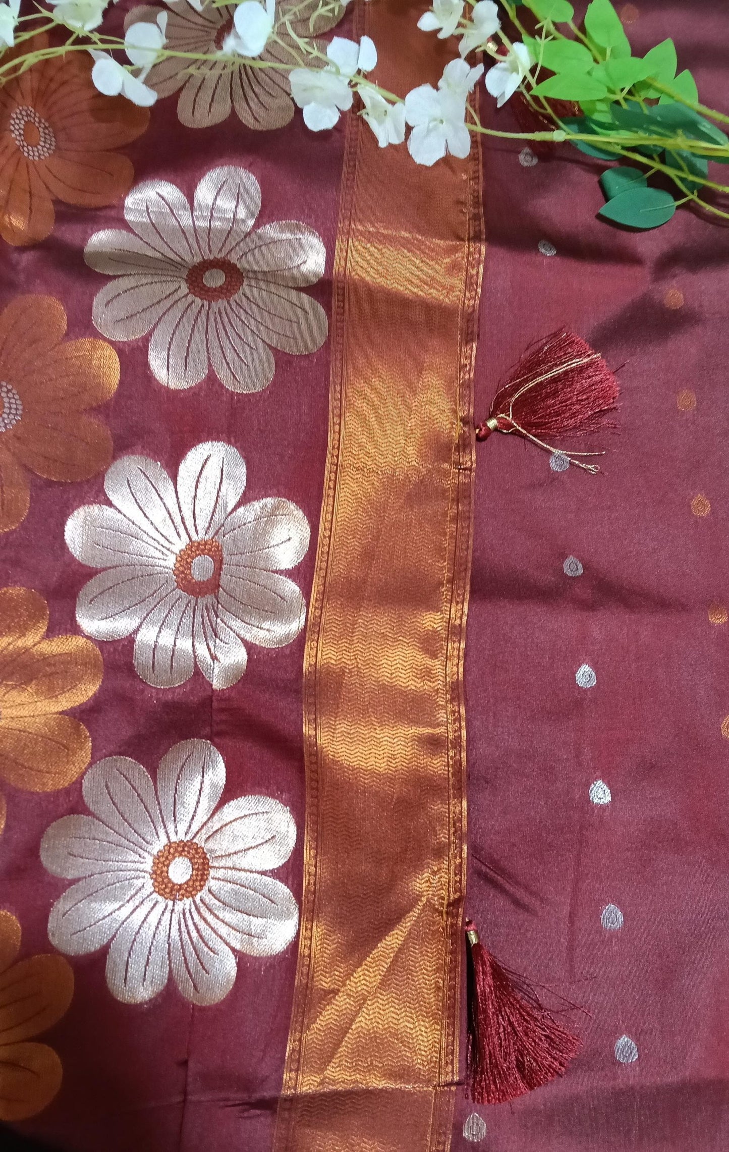 Banarasi soft Silk Saree with Weaving - BBS124A