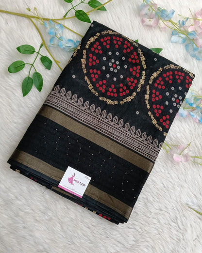 Dola Silk Saree with Bentex Border