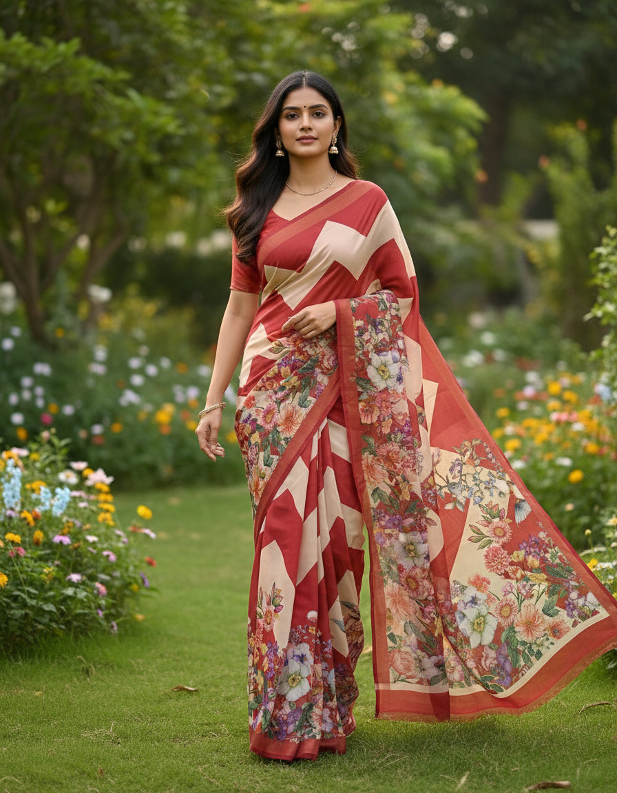 Trisha Inspired Saree-BBS1099