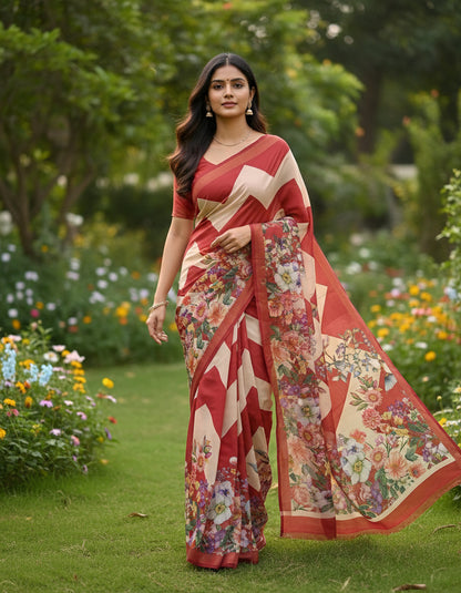 Trisha Inspired Saree-BBS1099