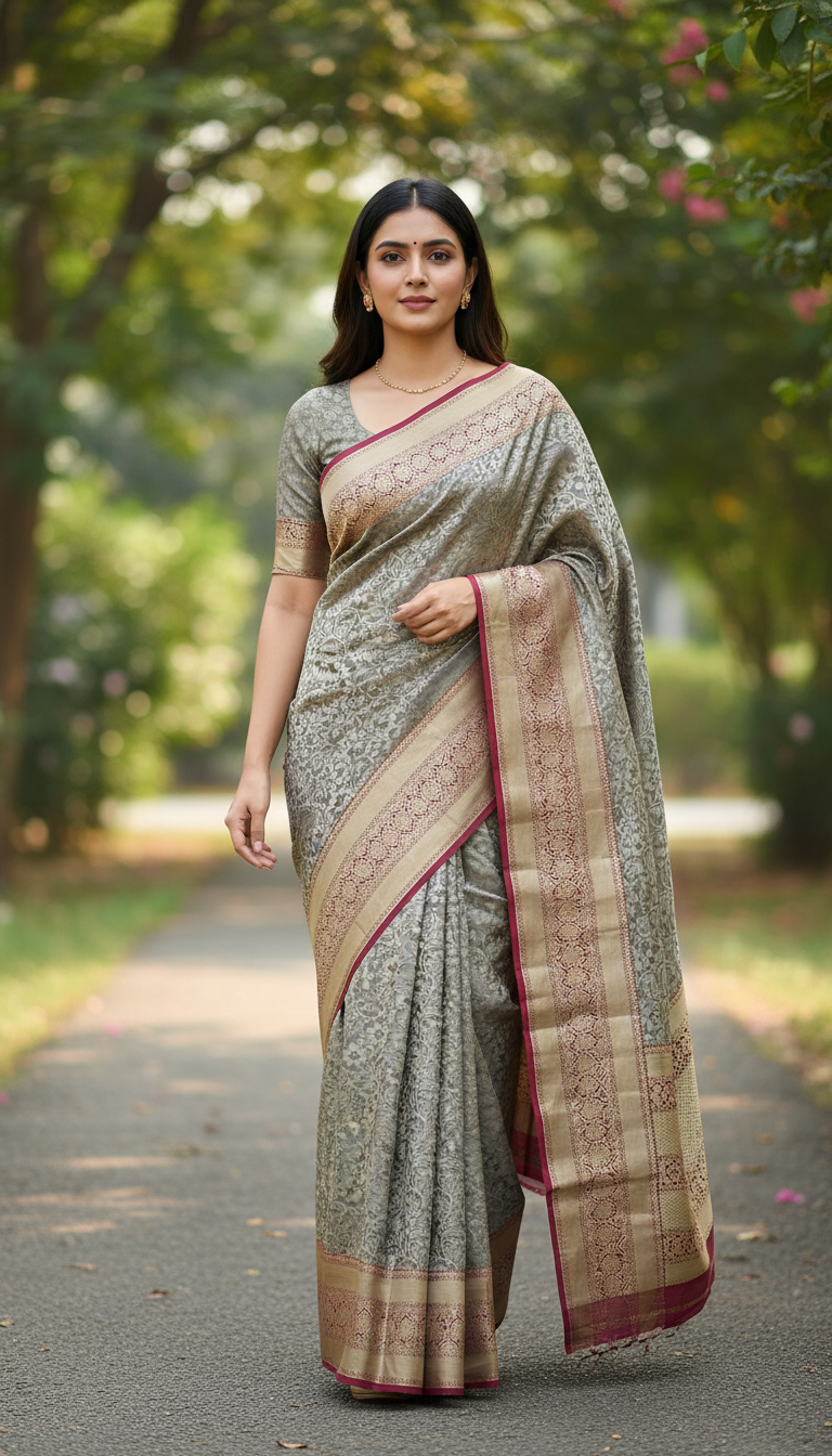 Semi Pattu Saree - BBS318