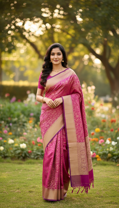 Semi Pattu saree - BBS319