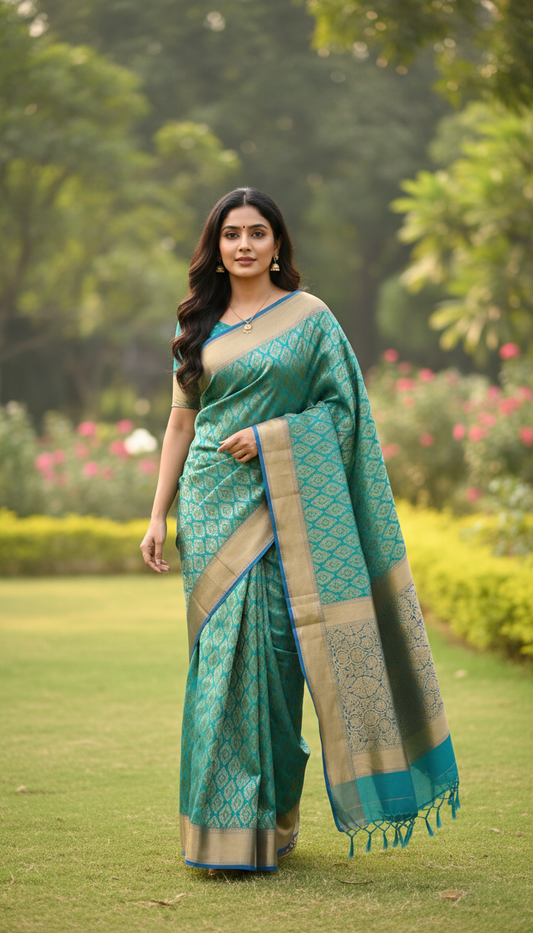 Semi Pattu Saree - BBS317