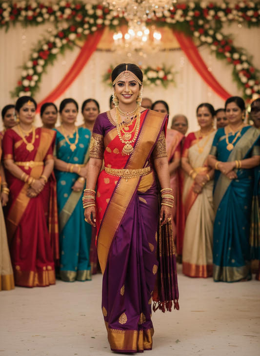 Semi Gadwal Saree - BBS2500